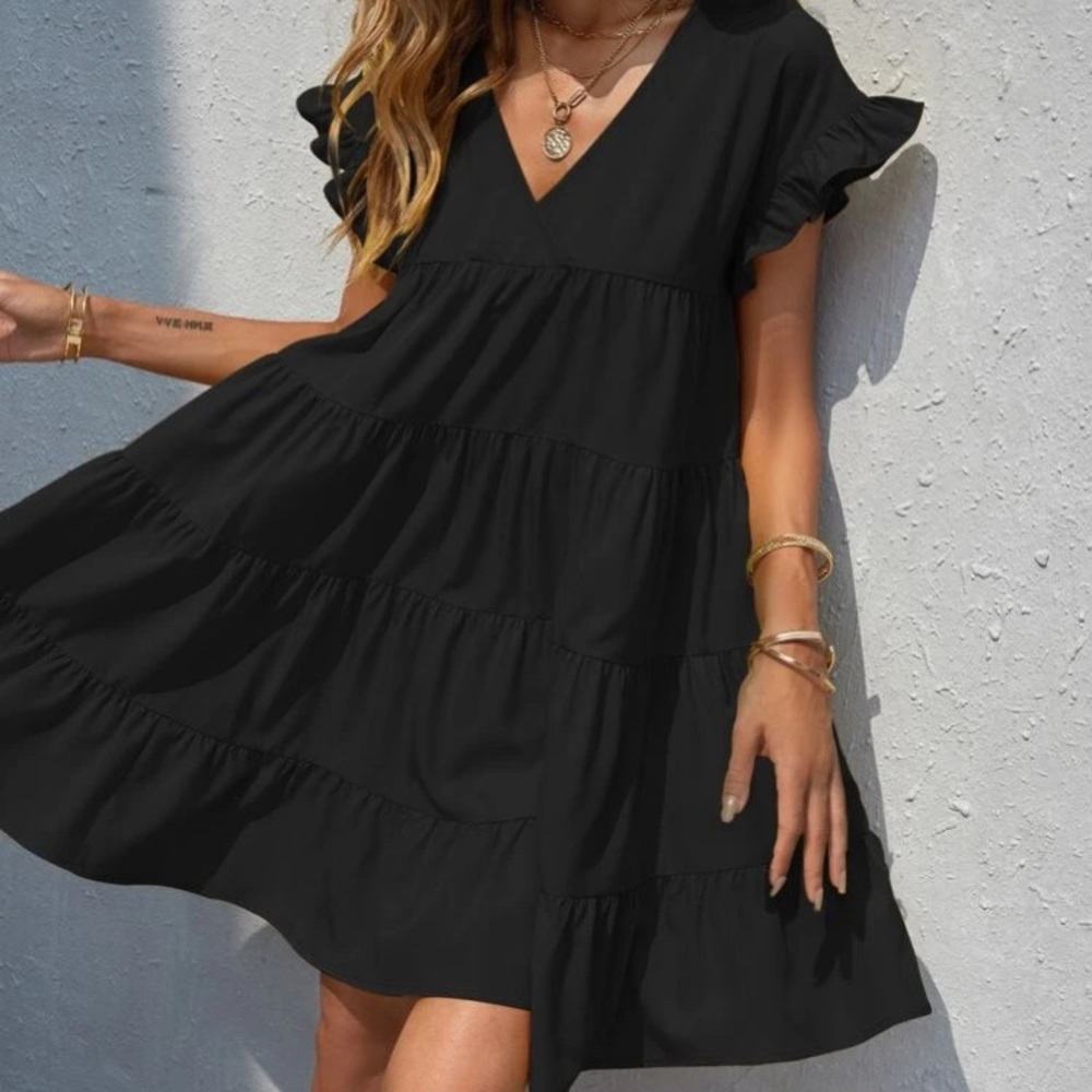 Ruffle Flounce Dress
